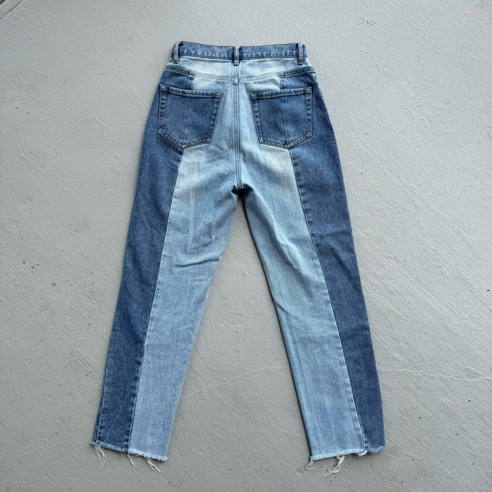 PacSun High Rise Patchwork Blue Jeans Size 25 - Picture 3 of 6